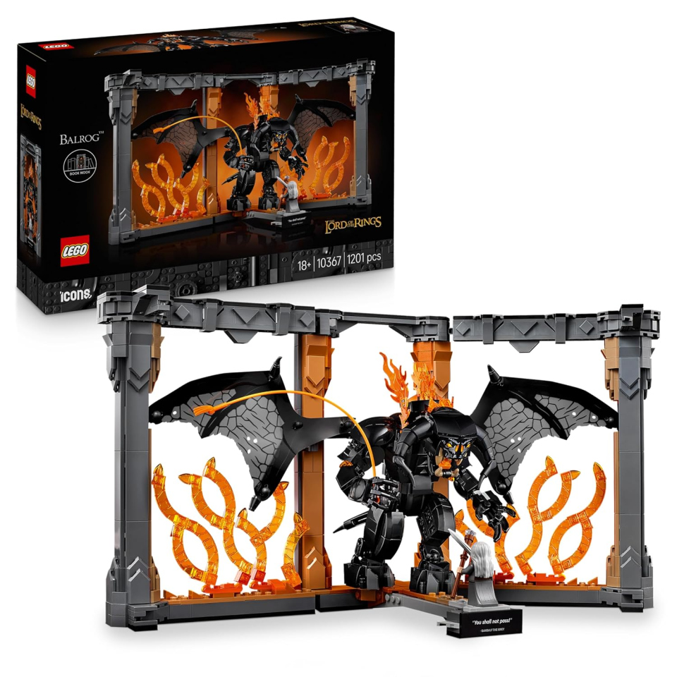 LEGO Icons Book Nook del Balrog - Il Signore degli Anelli 10367