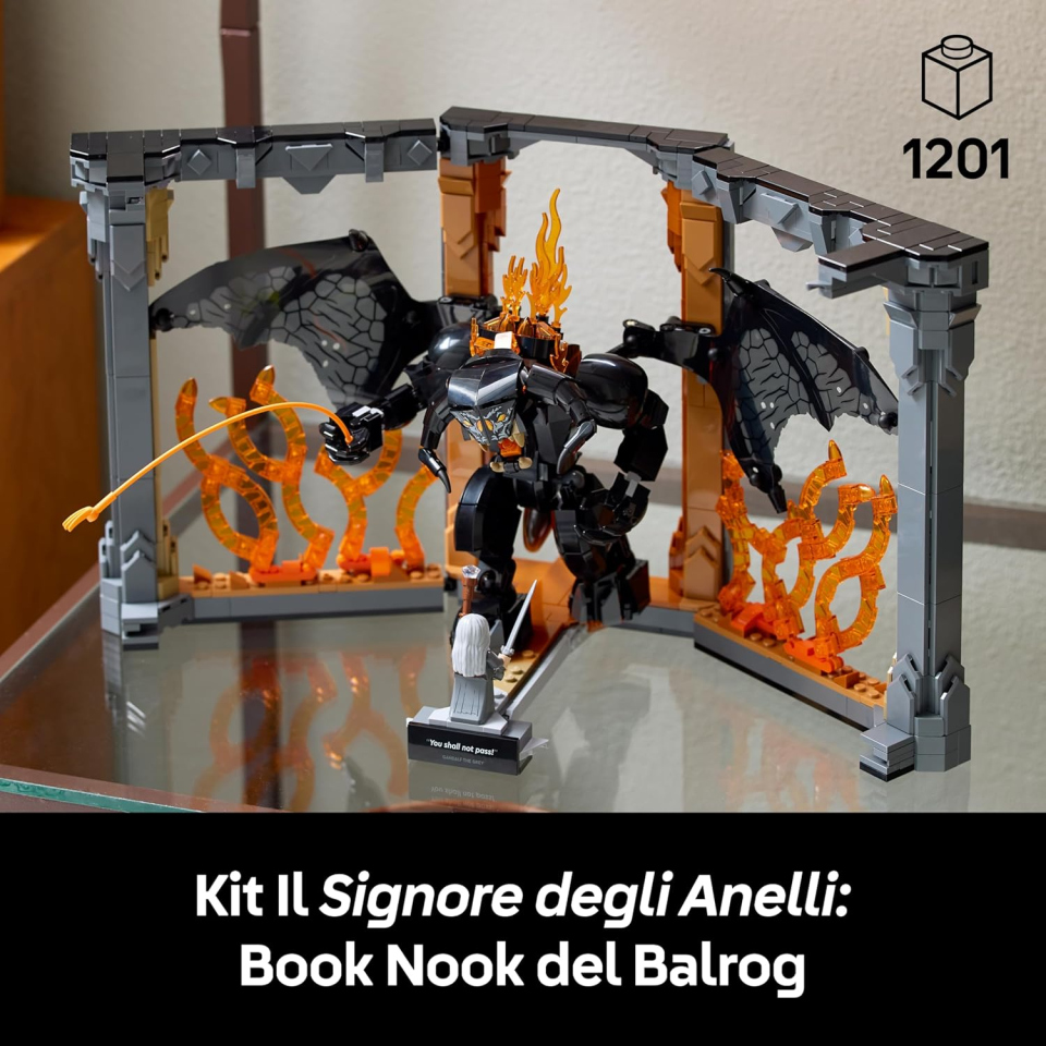 LEGO Icons Book Nook del Balrog - Il Signore degli Anelli 10367