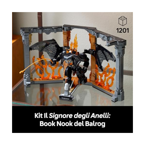 LEGO Icons Book Nook del Balrog - Il Signore degli Anelli 10367