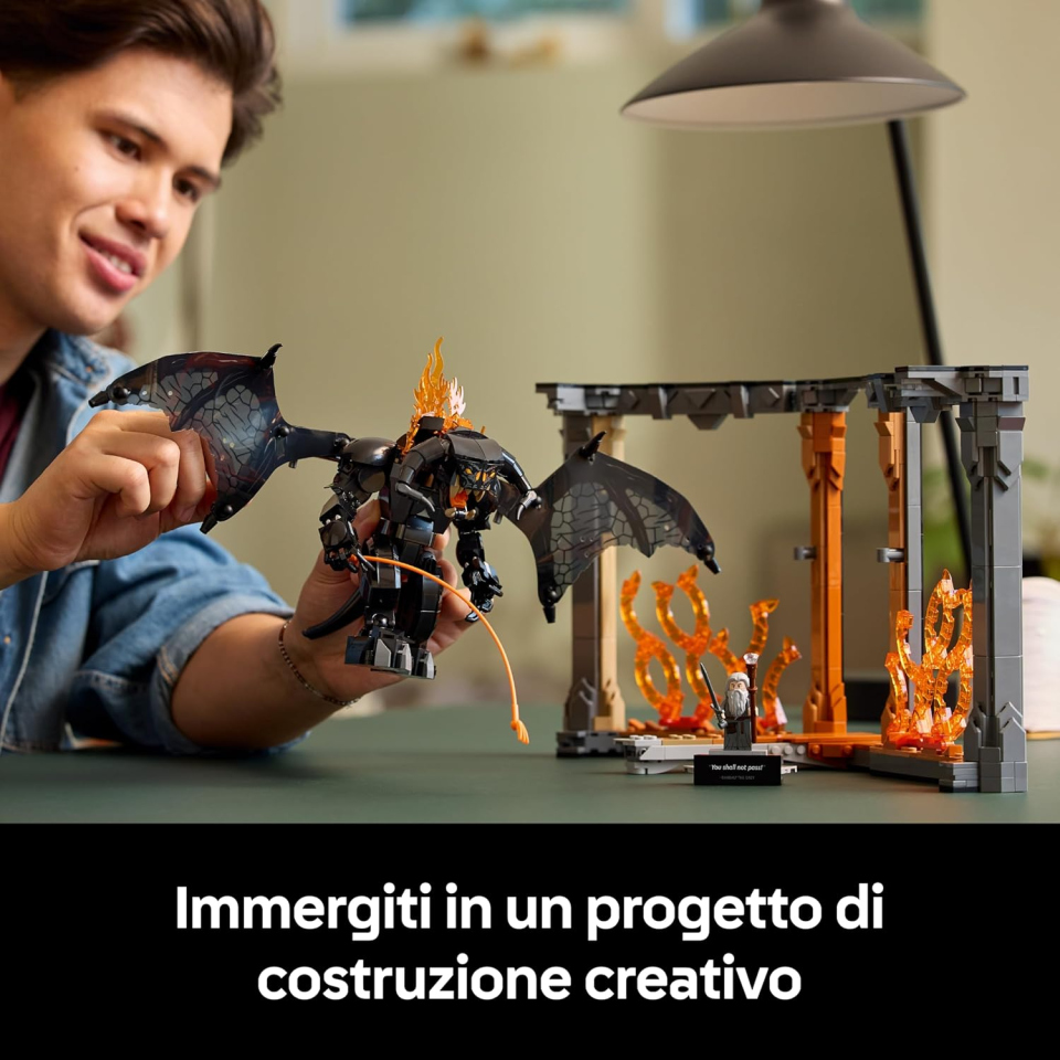 LEGO Icons Book Nook del Balrog - Il Signore degli Anelli 10367