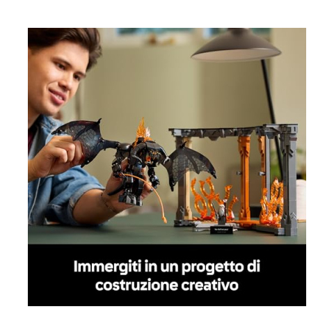 LEGO Icons Book Nook del Balrog - Il Signore degli Anelli 10367