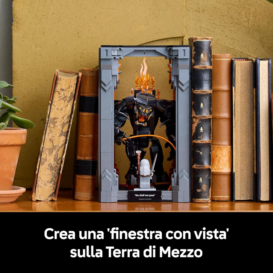 LEGO Icons Book Nook del Balrog - Il Signore degli Anelli 10367