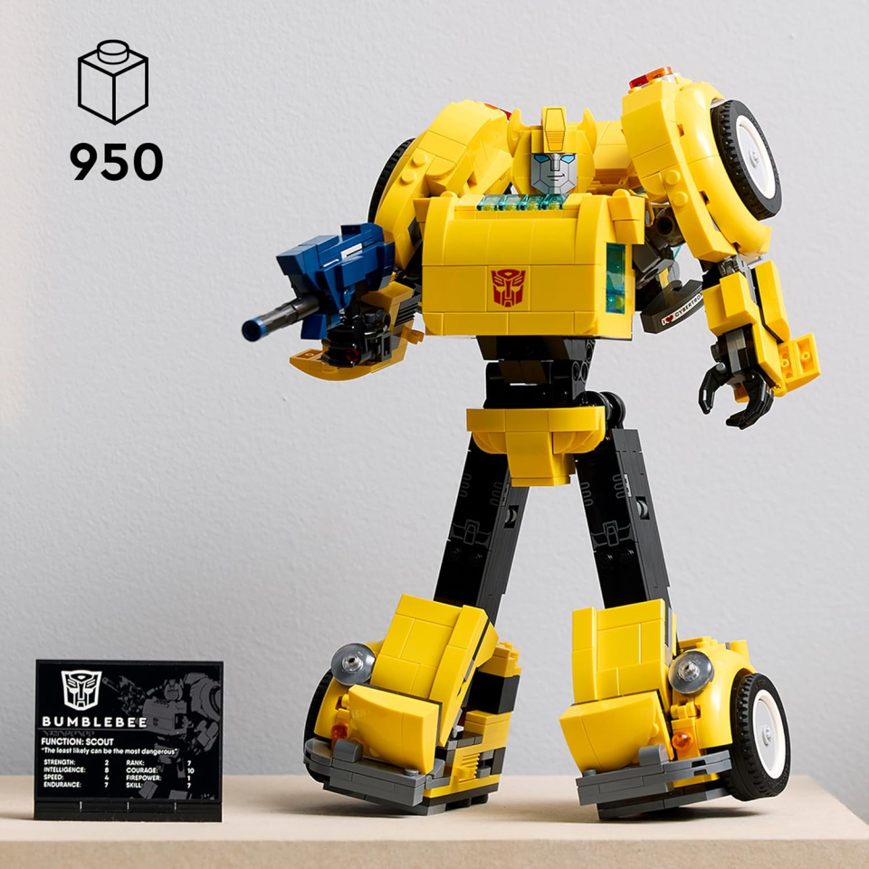 LEGO Icons Bumblebee Transformers – Set Costruzioni da Collezione 10338