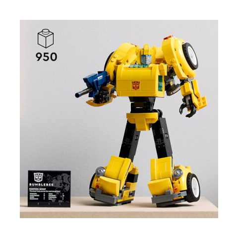 LEGO Icons Bumblebee Transformers – Set Costruzioni da Collezione 10338