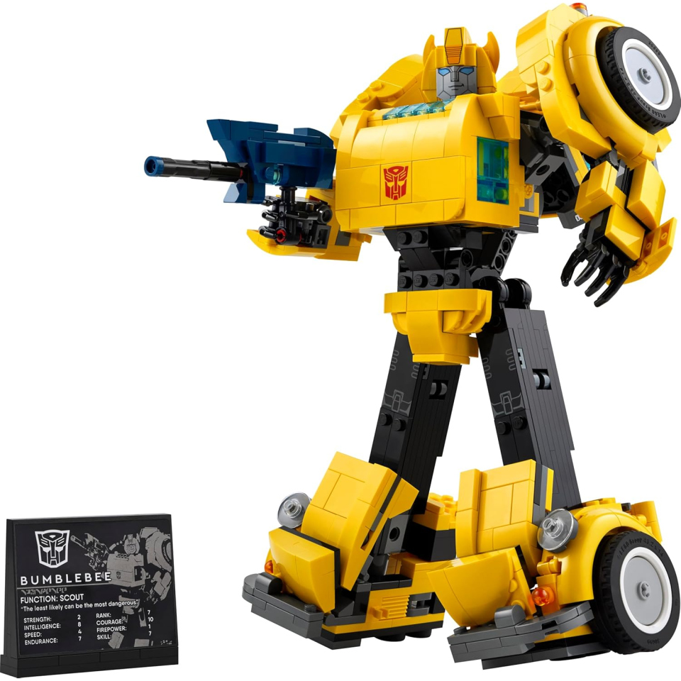 LEGO Icons Bumblebee Transformers – Set Costruzioni da Collezione 10338