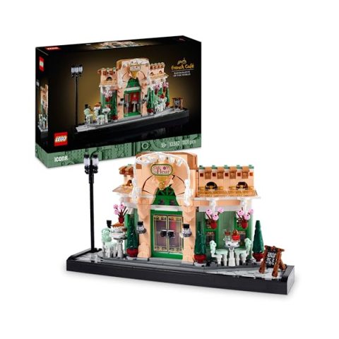 LEGO Icons Café Francese 10362 - Set Costruzioni per Adulti