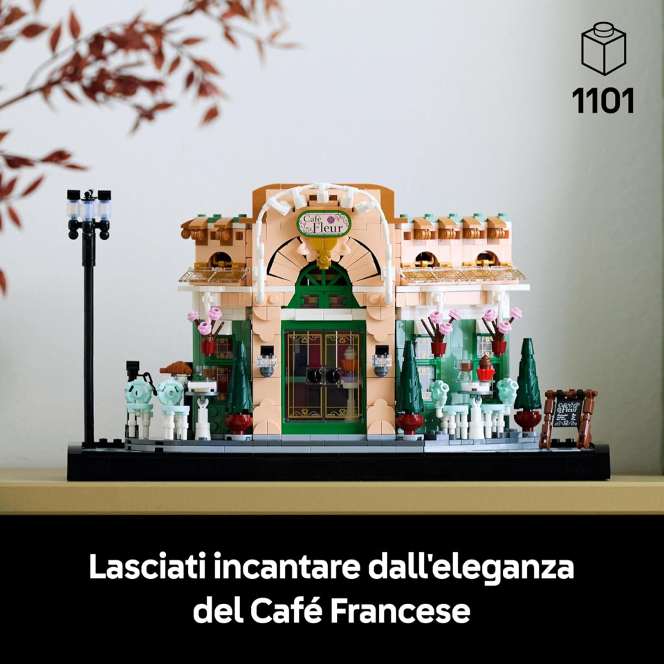 LEGO Icons Café Francese 10362 - Set Costruzioni per Adulti