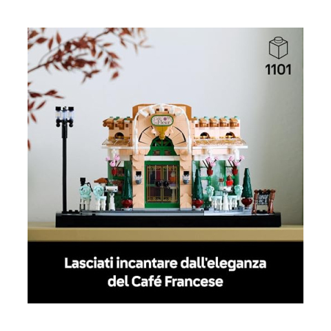 LEGO Icons Café Francese 10362 - Set Costruzioni per Adulti