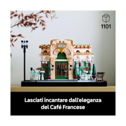 LEGO Icons Café Francese 10362 - Set Costruzioni per Adulti