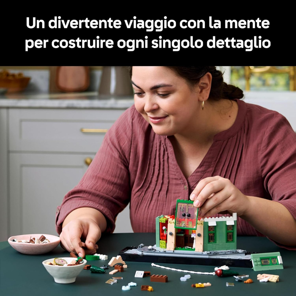 LEGO Icons Café Francese 10362 - Set Costruzioni per Adulti