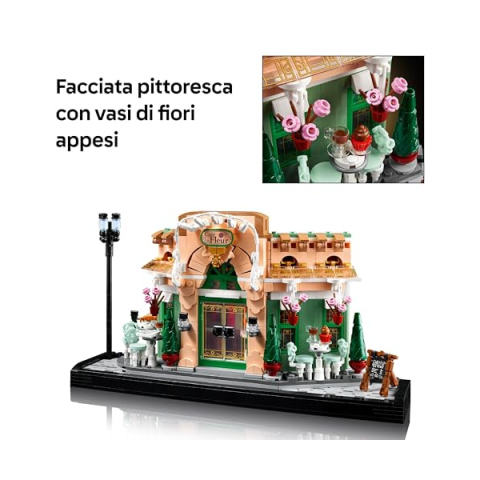LEGO Icons Café Francese 10362 - Set Costruzioni per Adulti