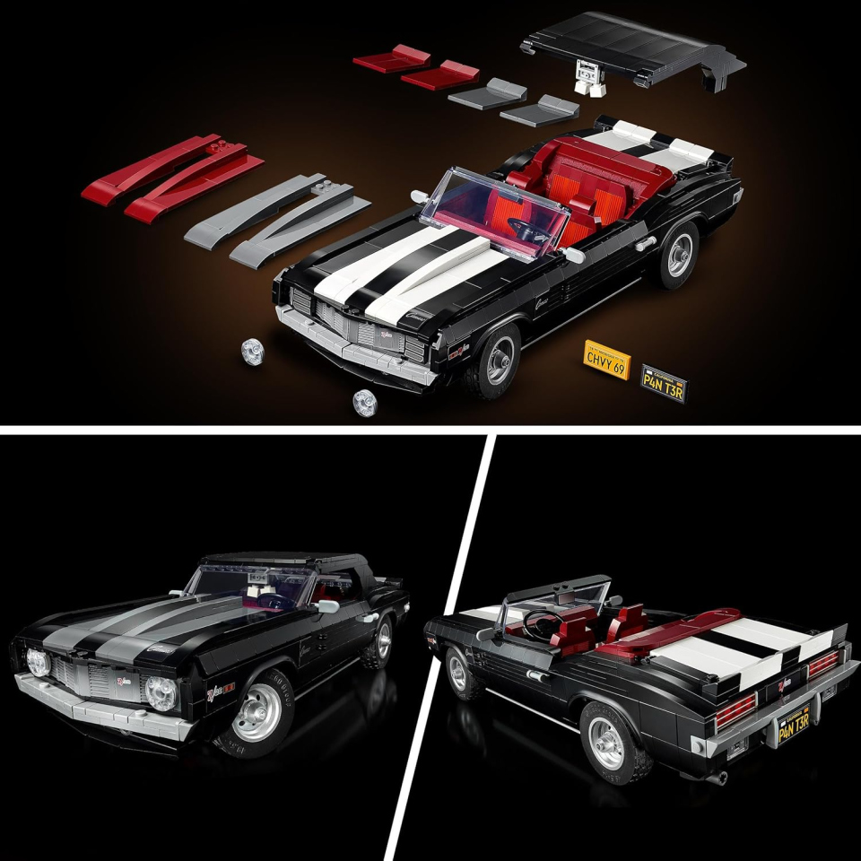 LEGO Icons Chevrolet Camaro Z28 1969 – Kit Modellismo Auto d'Epoca