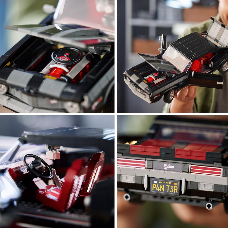 LEGO Icons Chevrolet Camaro Z28 1969 – Kit Modellismo Auto d'Epoca