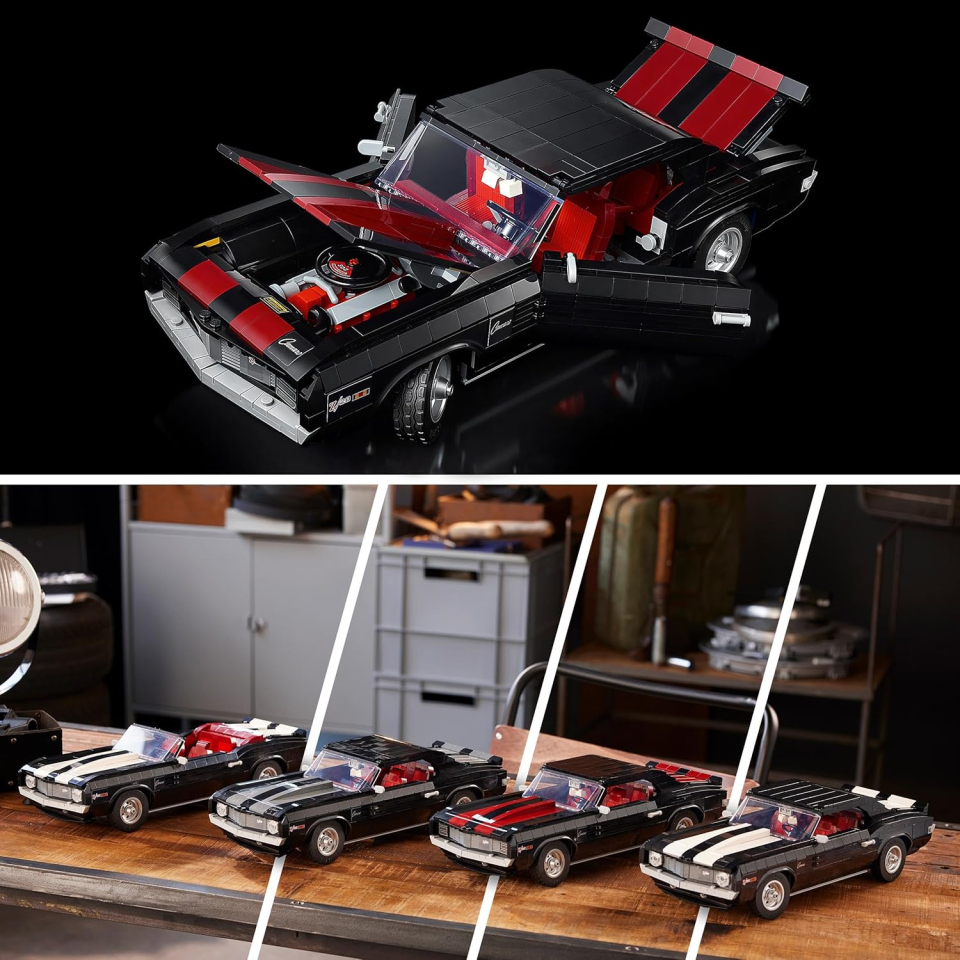 LEGO Icons Chevrolet Camaro Z28 1969 – Kit Modellismo Auto d'Epoca