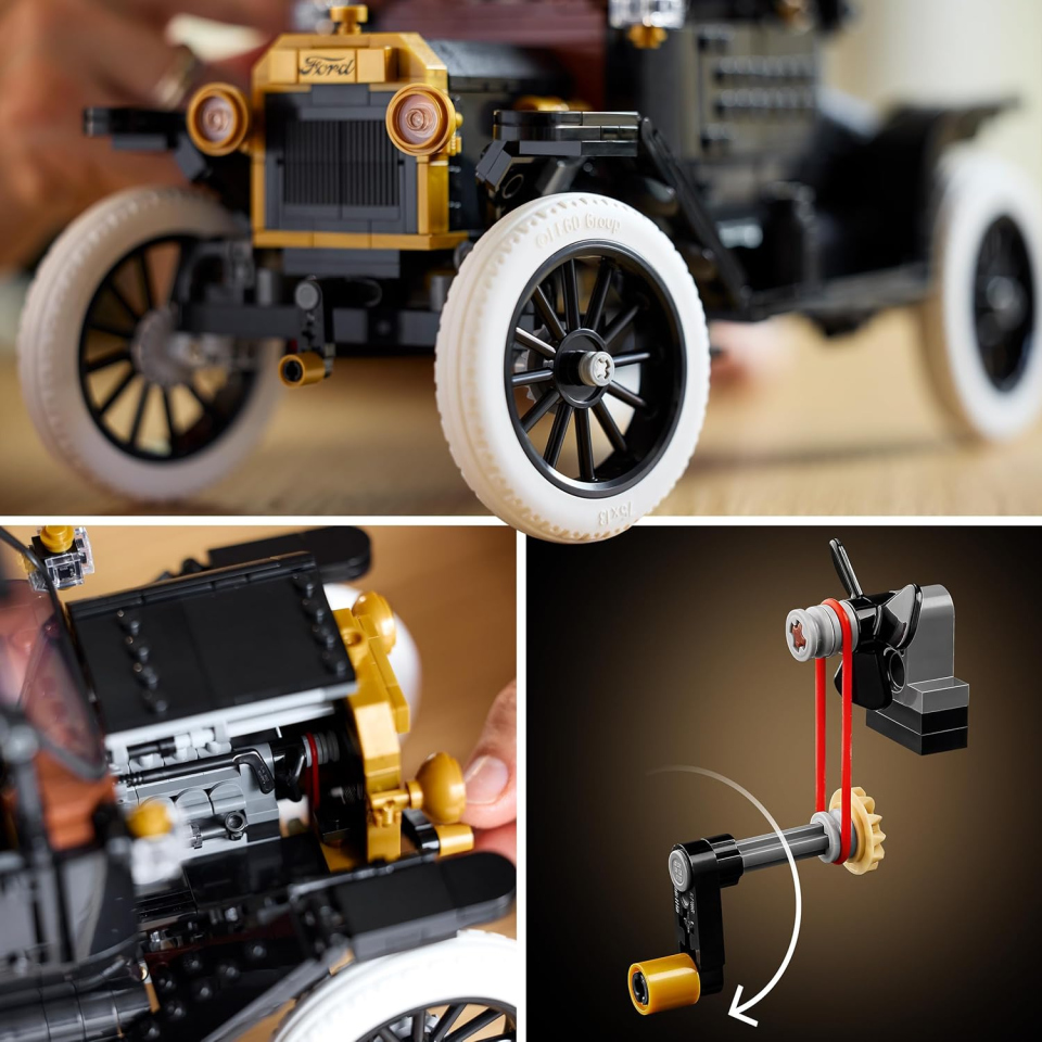 LEGO Icons Ford Model T – Auto d'Epoca da Costruire per Adulti 11376