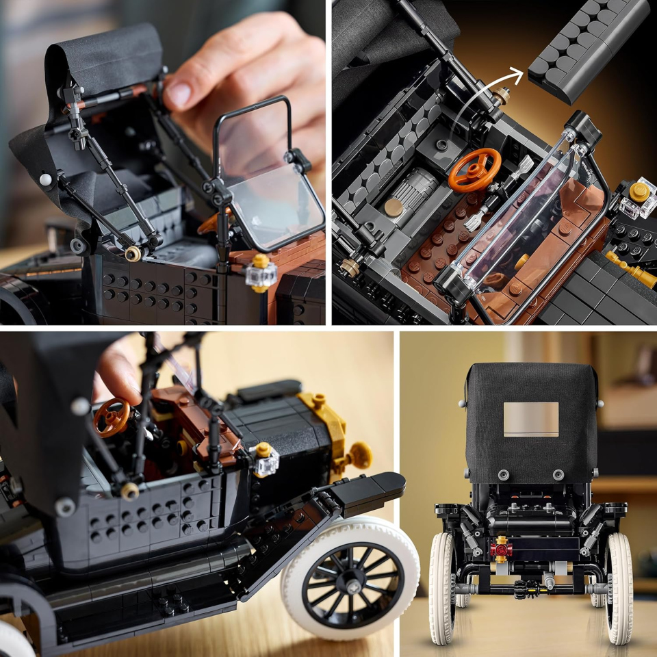 LEGO Icons Ford Model T – Auto d'Epoca da Costruire per Adulti 11376