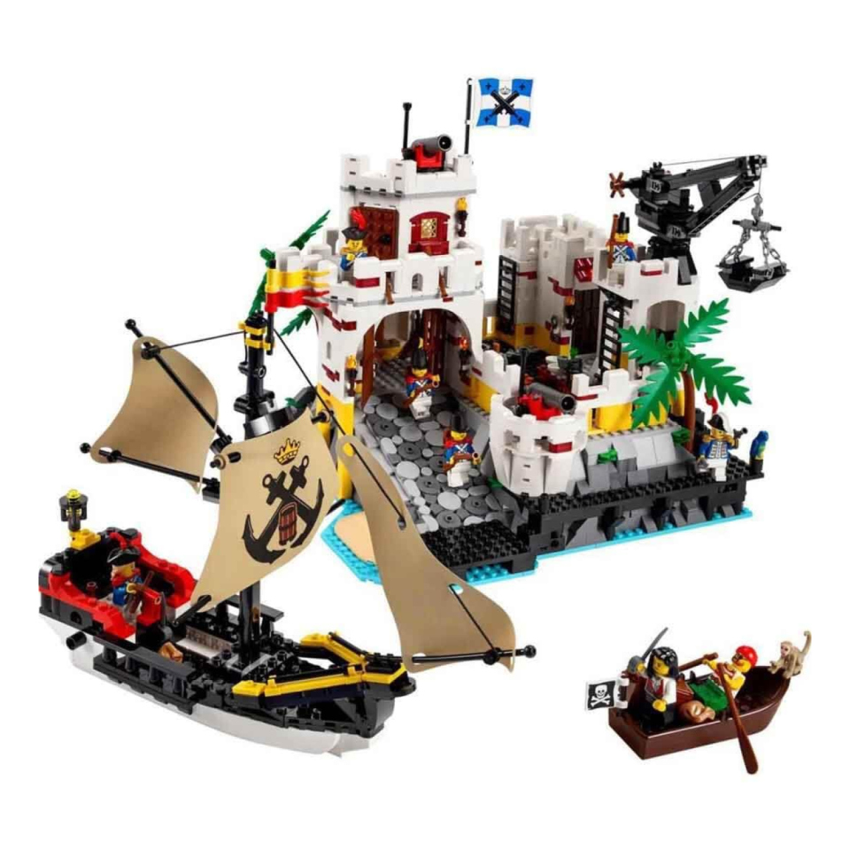 LEGO Icons Fortezza Eldorado set modulare con nave
