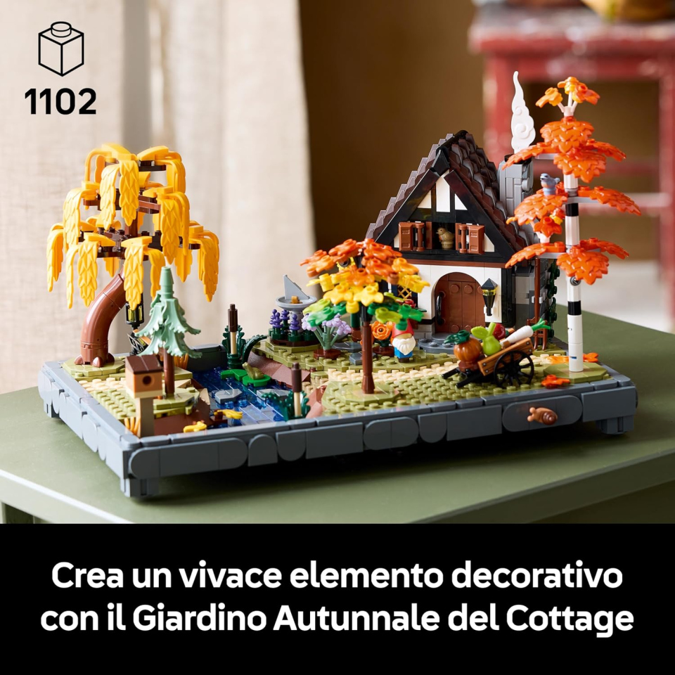 LEGO Icons Giardino Autunnale del Cottage 11372