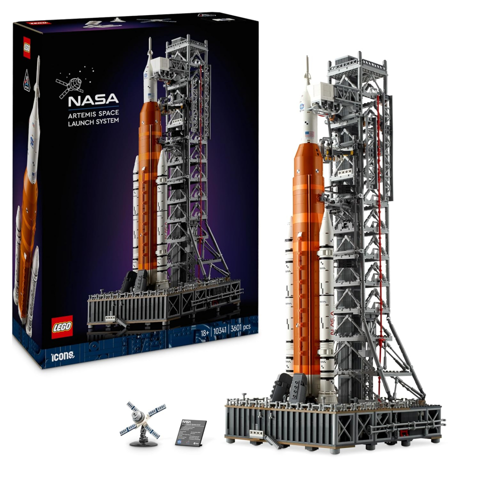 LEGO Icons NASA Artemis – Razzo Spaziale e Torre di Lancio 10341