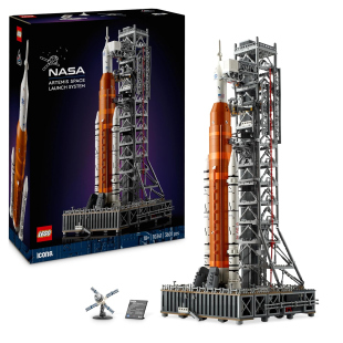 LEGO Icons NASA Artemis – Razzo Spaziale e Torre di Lancio 10341