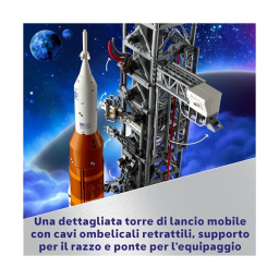 LEGO Icons NASA Artemis – Razzo Spaziale e Torre di Lancio 10341
