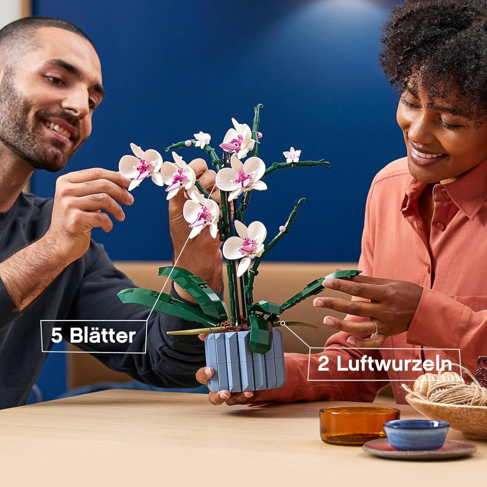 LEGO Icons Orchidea 10311 – Set Botanico con Vaso per Adulti