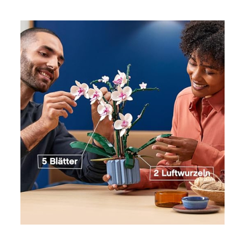 LEGO Icons Orchidea 10311 – Set Botanico con Vaso per Adulti