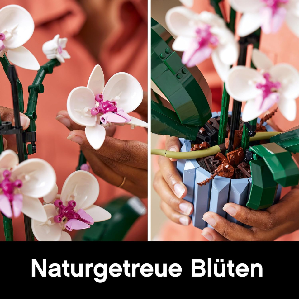 LEGO Icons Orchidea 10311 – Set Botanico con Vaso per Adulti