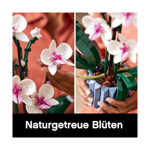 LEGO Icons Orchidea 10311 – Set Botanico con Vaso per Adulti