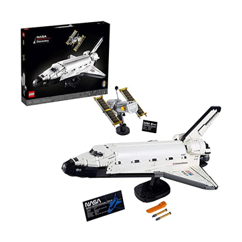 LEGO Icons Space Shuttle Discovery 10283 con Telescopio Hubble