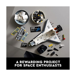 LEGO Icons Space Shuttle Discovery 10283 con Telescopio Hubble