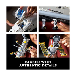 LEGO Icons Space Shuttle Discovery 10283 con Telescopio Hubble