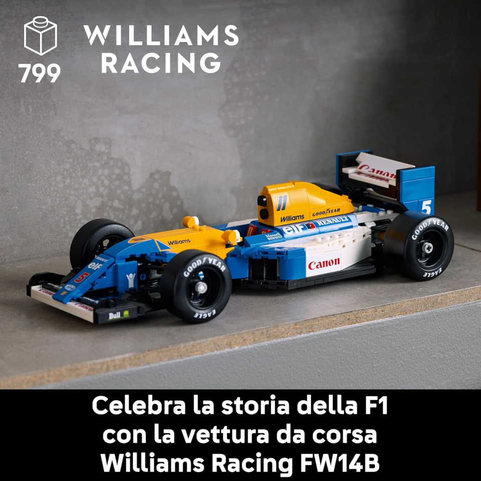 LEGO Icons Williams FW14B e Nigel Mansell 10353