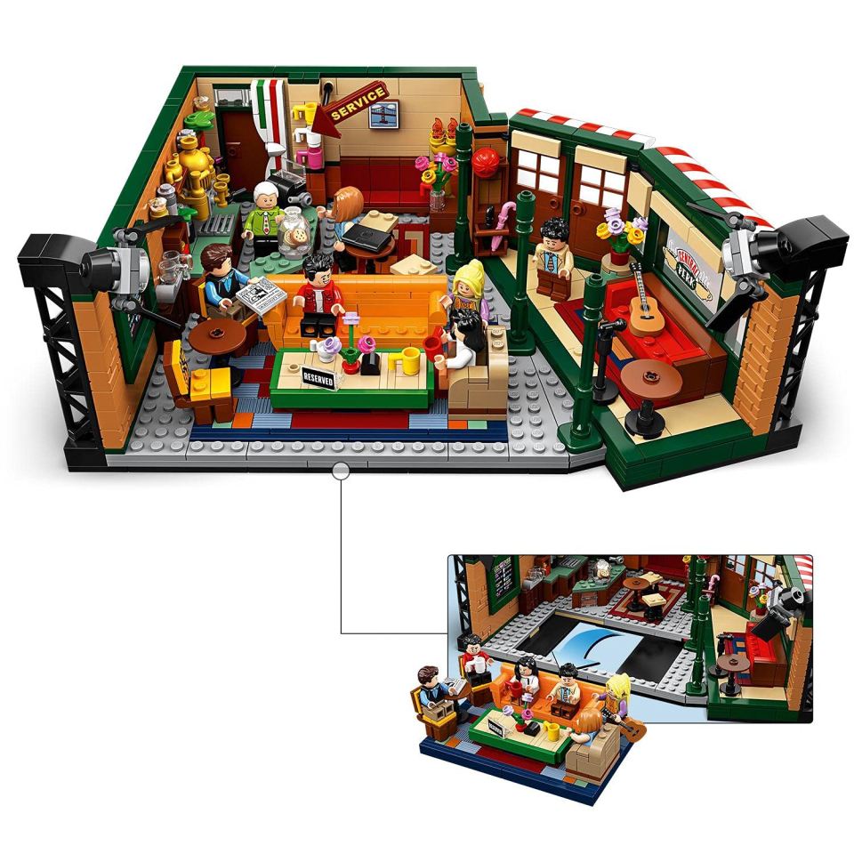 LEGO Ideas Central Perk – Set Caffè con 7 Minifigure Friends