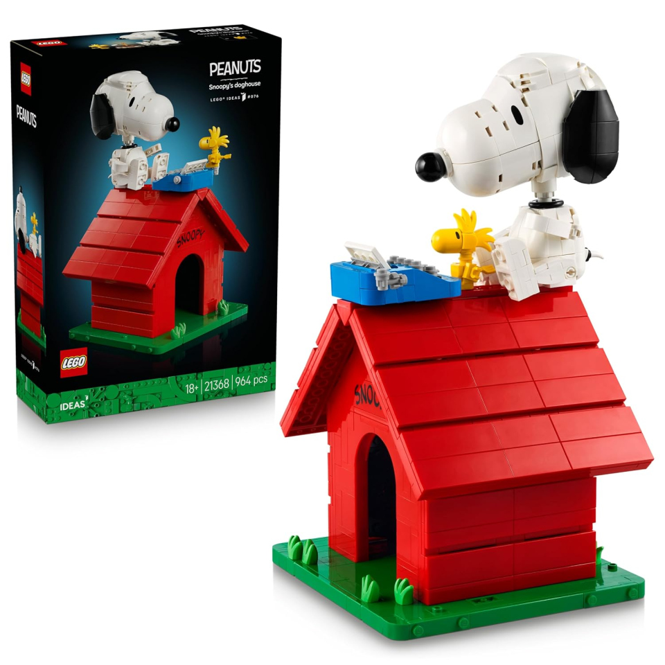 LEGO Ideas cuccia di Snoopy Peanuts, 964 pezzi
