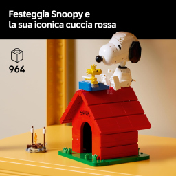LEGO Ideas cuccia di Snoopy Peanuts, 964 pezzi