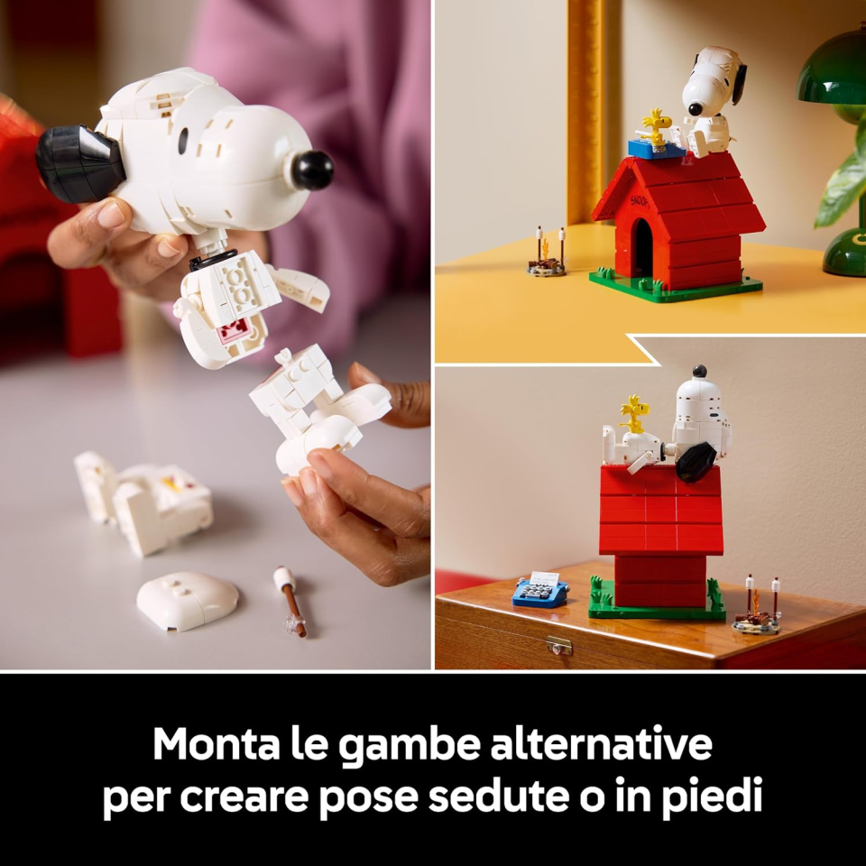 LEGO Ideas cuccia di Snoopy Peanuts, 964 pezzi