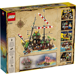 LEGO Ideas Pirati di Barracuda Bay set costruzioni