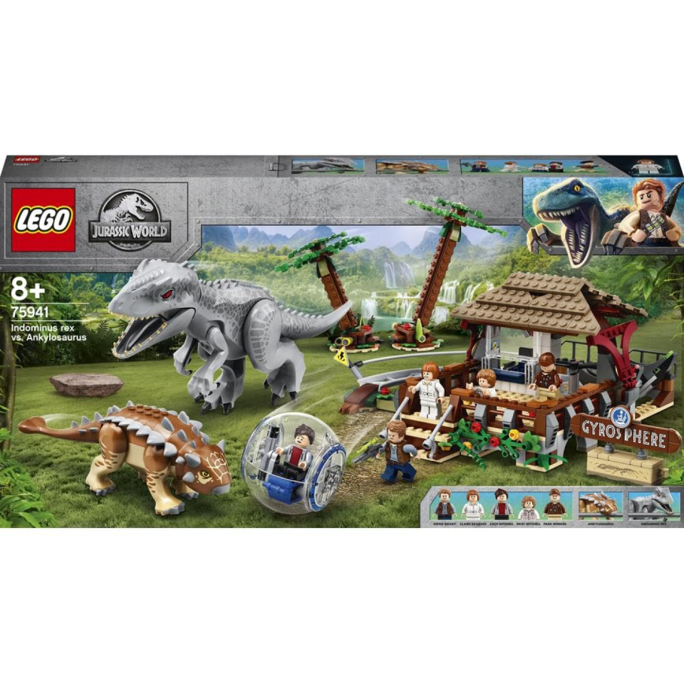 LEGO Jurassic World Indominus Rex vs Ankylosaurus 75941