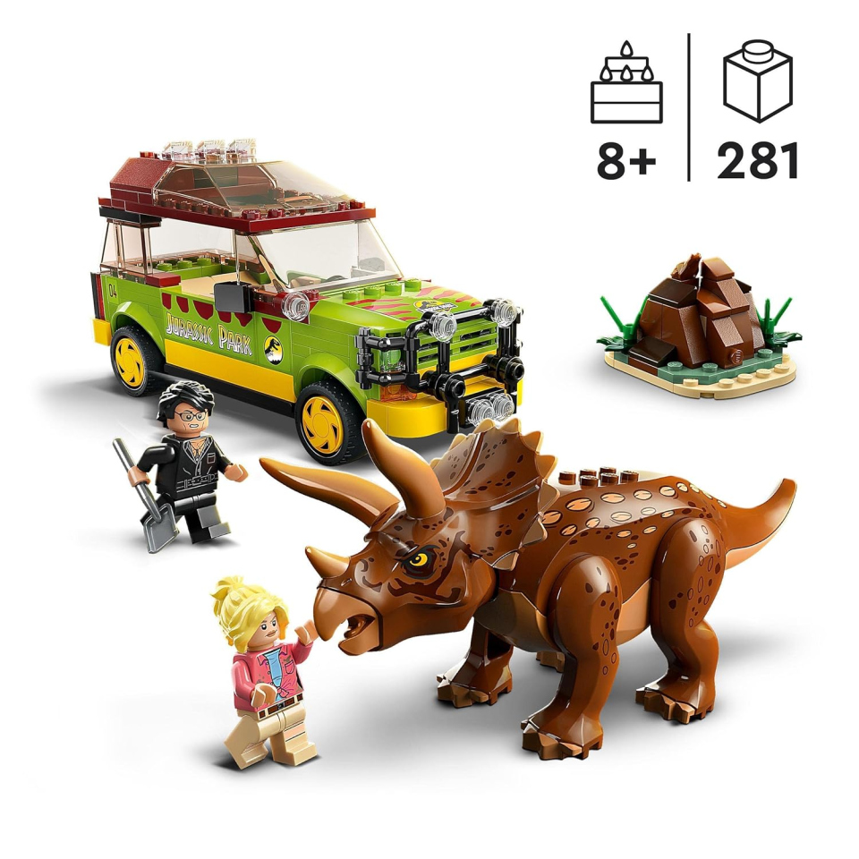LEGO Jurassic Park Ricerca del Triceratopo 76959