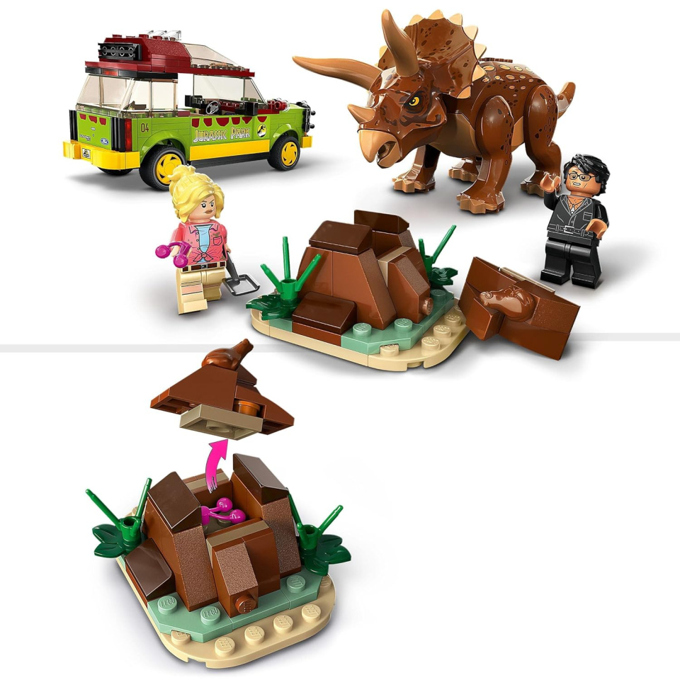LEGO Jurassic Park Ricerca del Triceratopo 76959