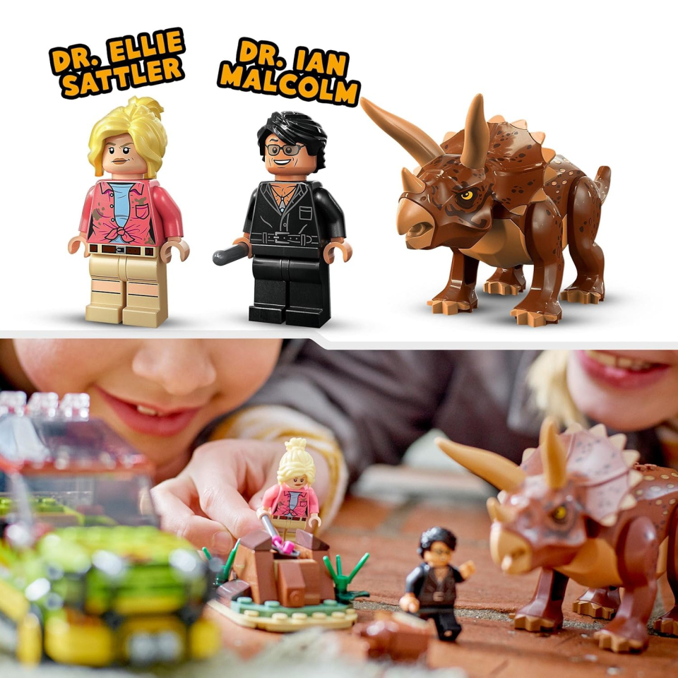 LEGO Jurassic Park Ricerca del Triceratopo 76959