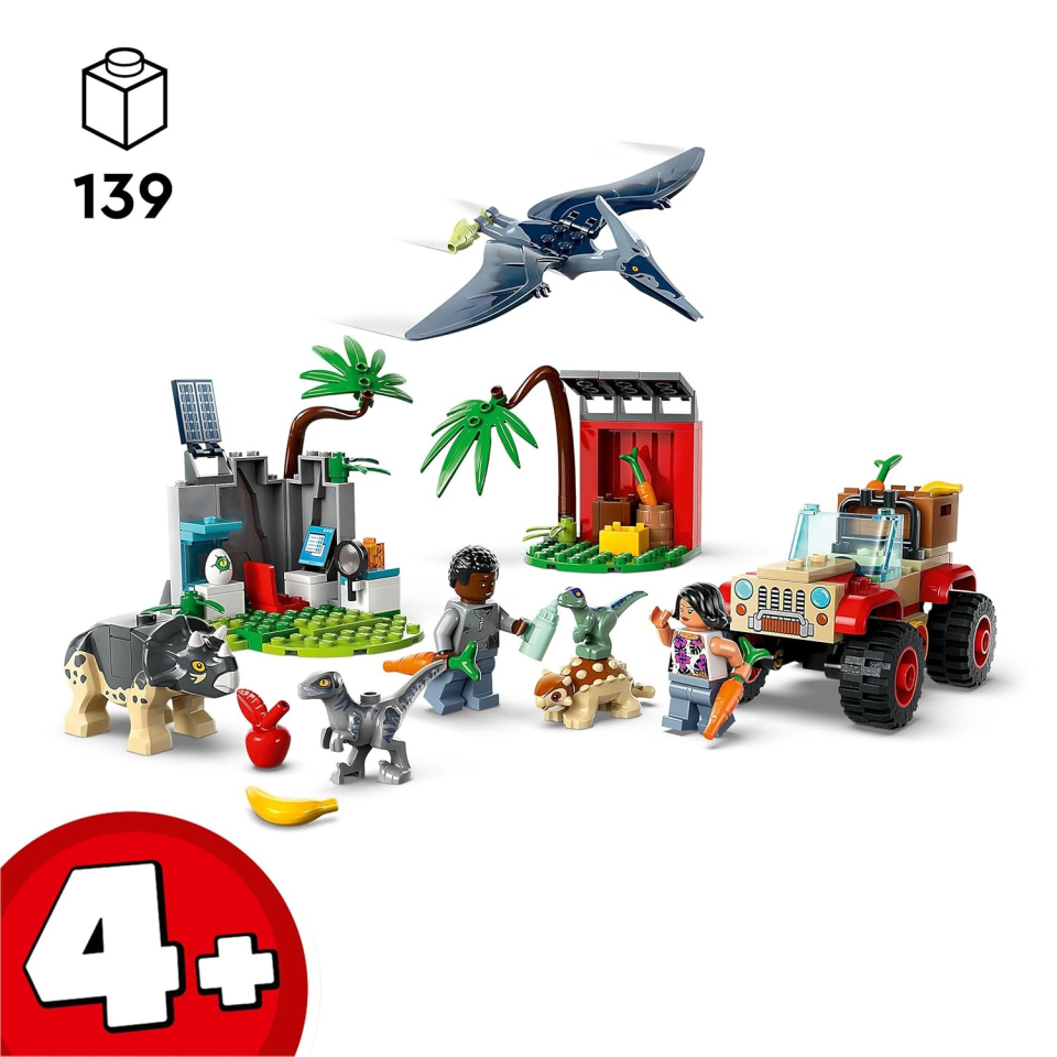 LEGO Jurassic World Centro Soccorso Baby Dinosauri 76963