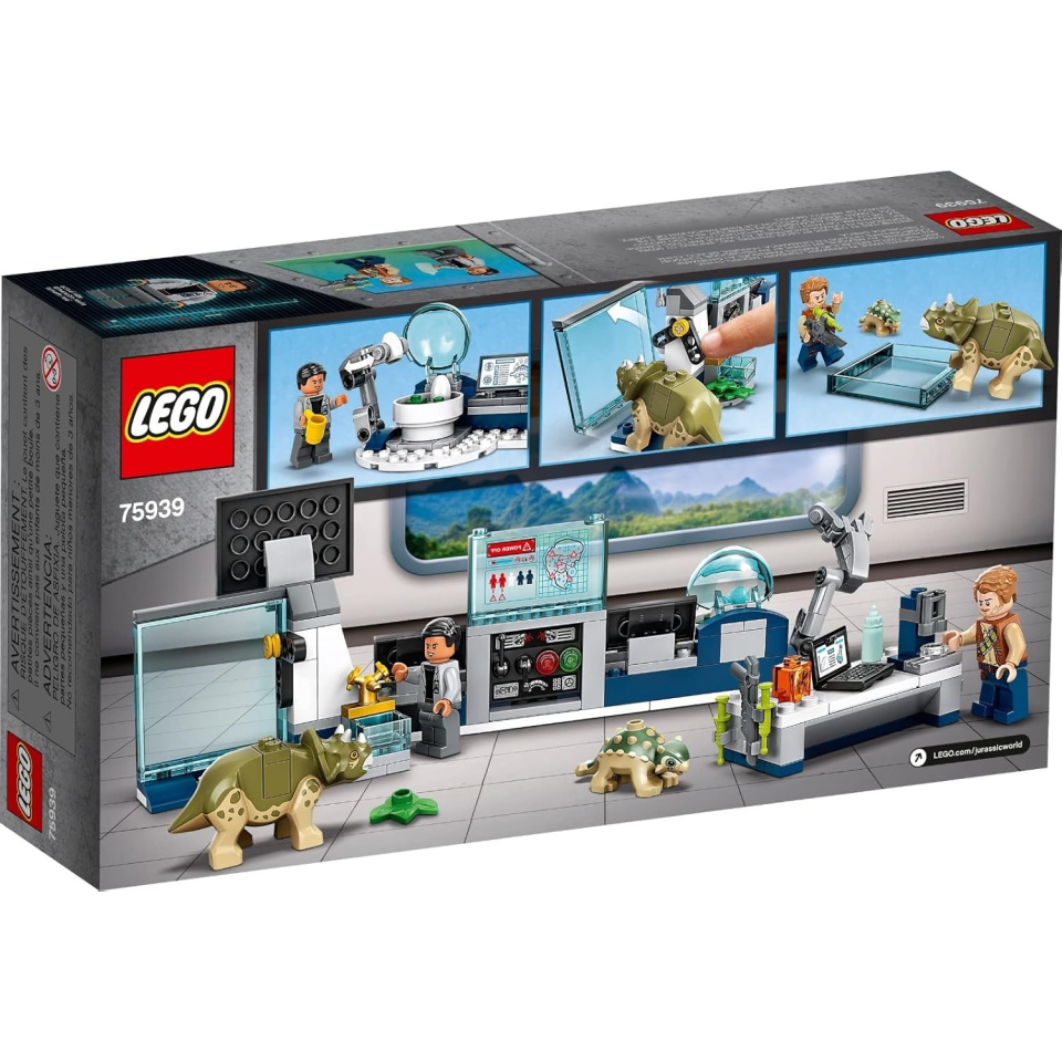 LEGO Jurassic World Laboratorio Dottor Wu – Fuga Baby Dinosauri 75939