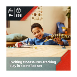 LEGO Jurassic World Mosasauro Missione in Barca 76974