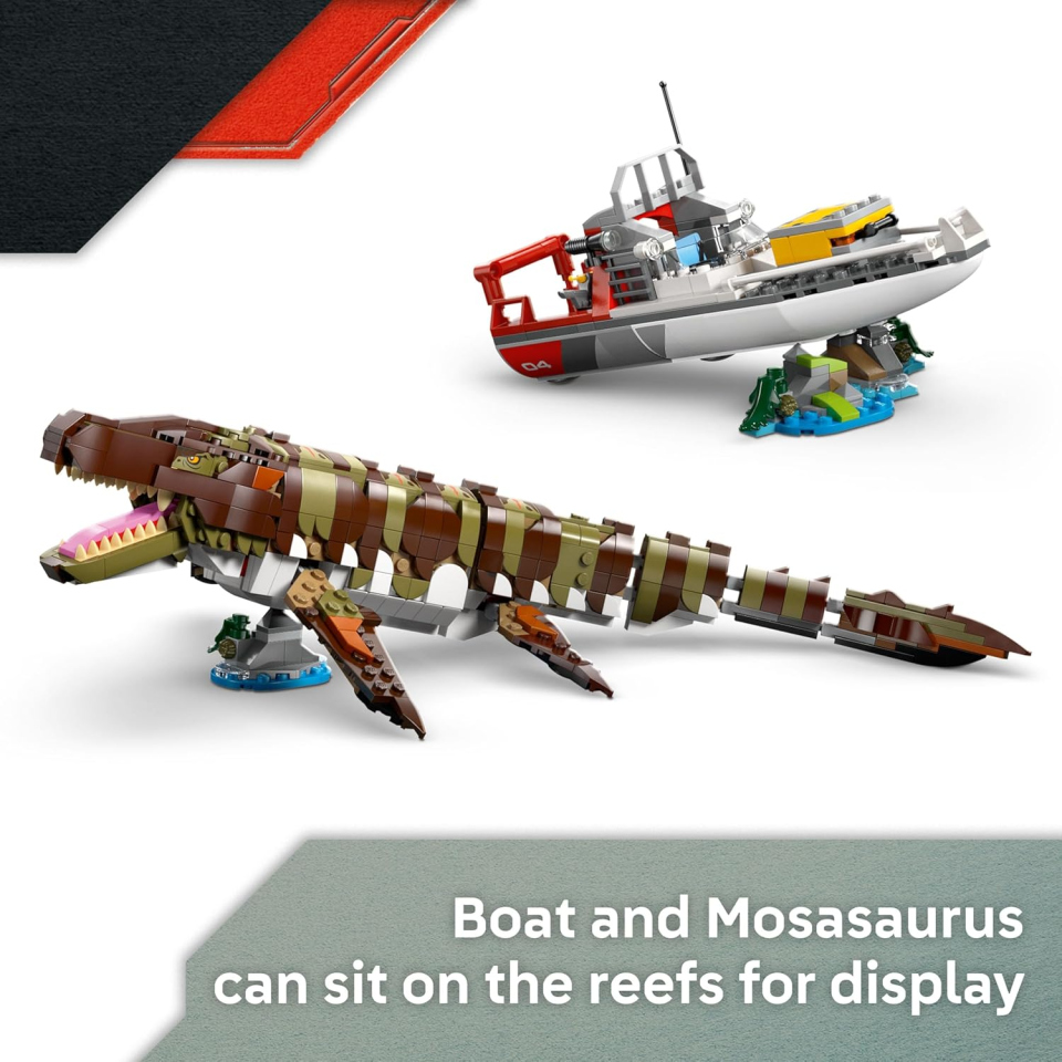 LEGO Jurassic World Mosasauro Missione in Barca 76974