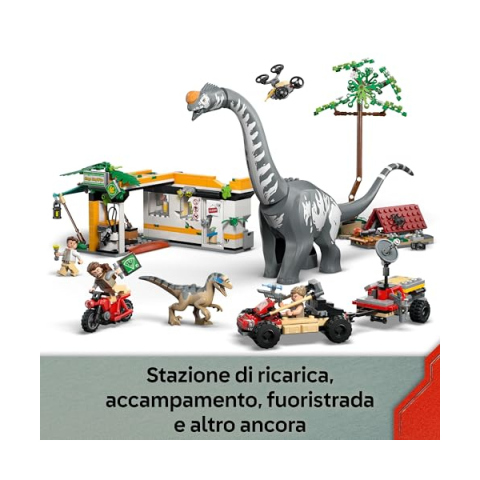 LEGO Jurassic World Raptor e Titanosauro 76973