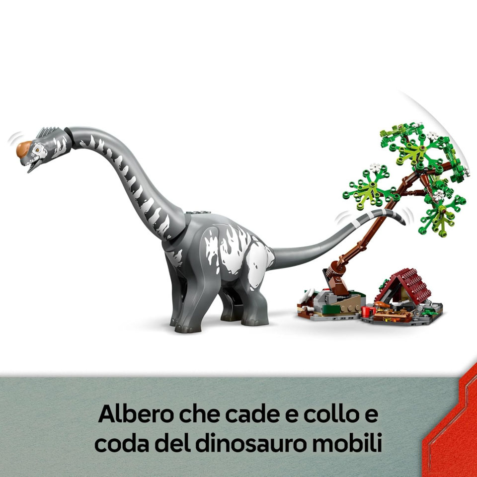 LEGO Jurassic World Raptor e Titanosauro 76973