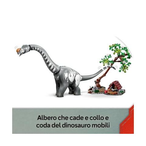 LEGO Jurassic World Raptor e Titanosauro 76973