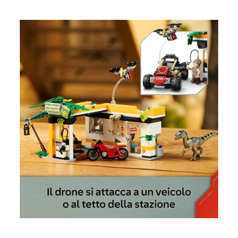 LEGO Jurassic World Raptor e Titanosauro 76973